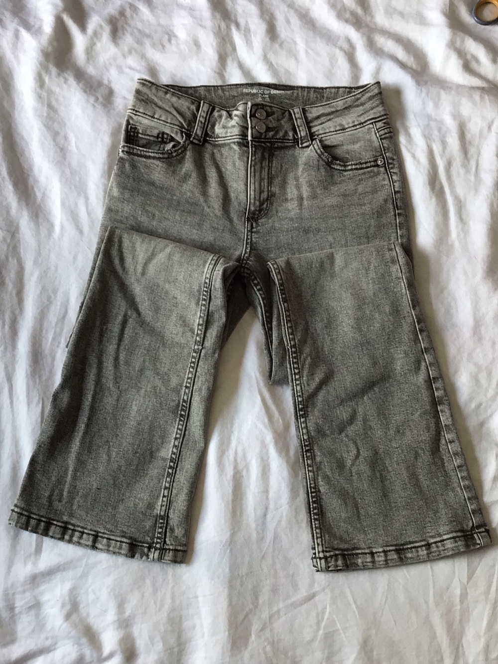 Youth grey denim jeans